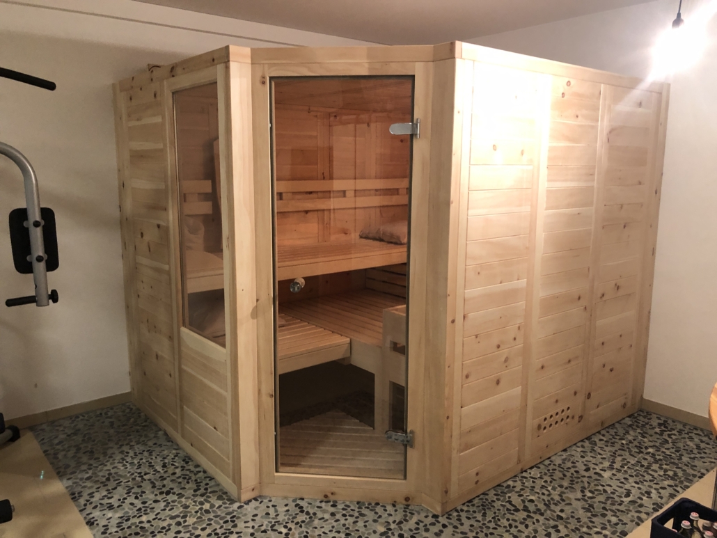 Sauna und Fußreflexzonenmassage