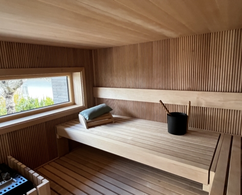 Designsauna Inneneinrichtung Designsauna