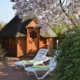 Sauna im Sommer